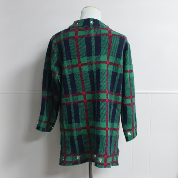 Belldini Plaid Cowl Neck sweater - Picture 3 of 3